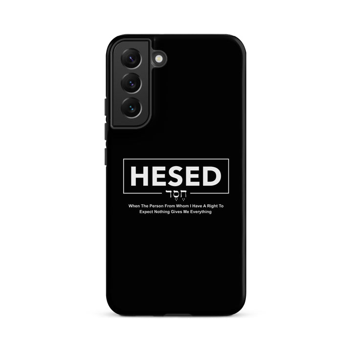 Christian Phone Case Hesed Everything Black for Samsung® Samsung® Phone Cases   