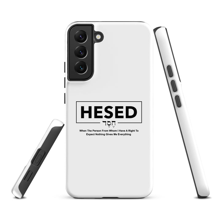 Christian Phone Case Hesed Everything White for Samsung® Samsung® Phone Cases   