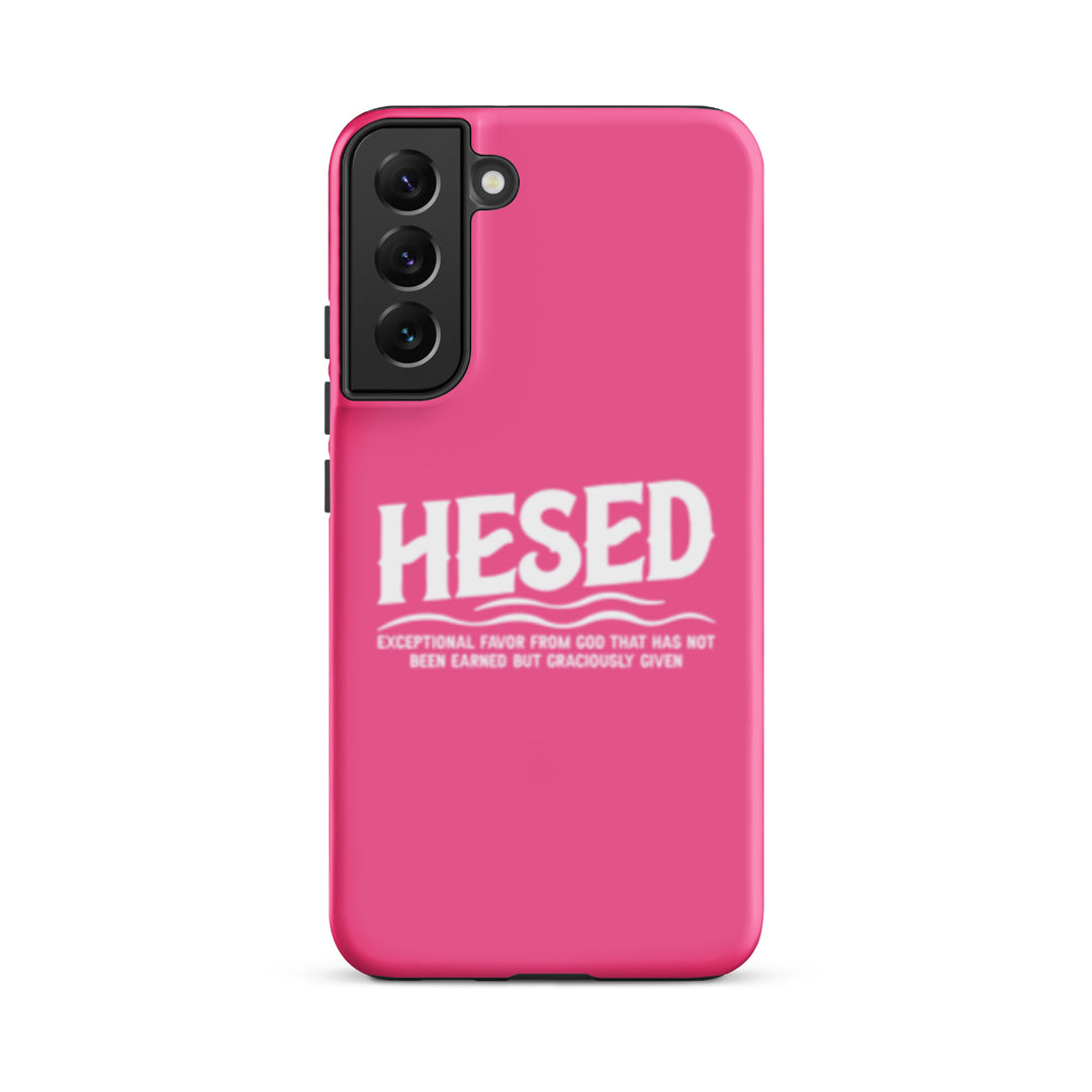 Christian Phone Case Hesed Exceptional Favor Pink for Samsung® Samsung® Phone Cases Matte Samsung Galaxy S22 Plus 