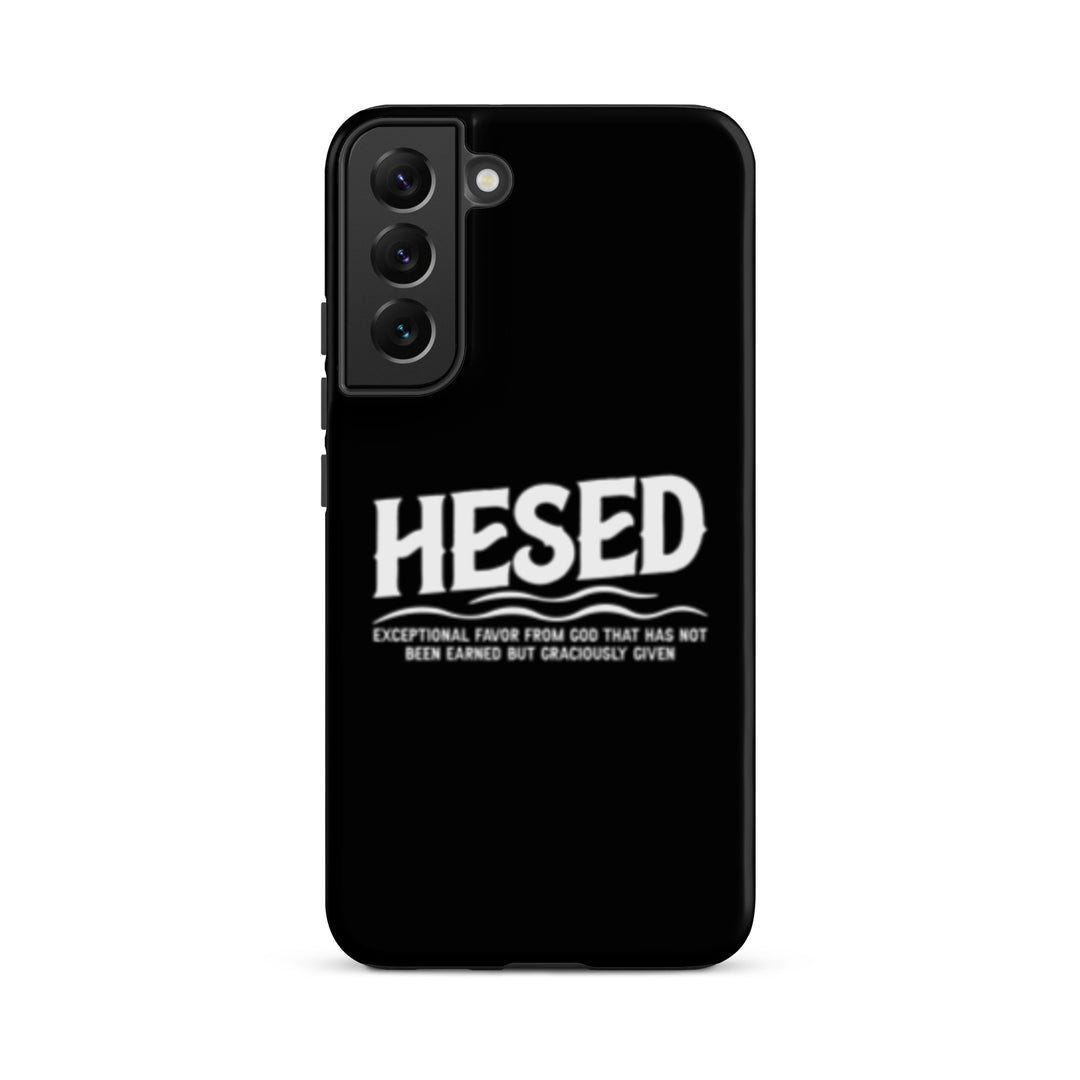 Christian Phone Case Exceptional Favor Black for Samsung® Samsung® Phone Cases Matte Samsung Galaxy S22 Plus 