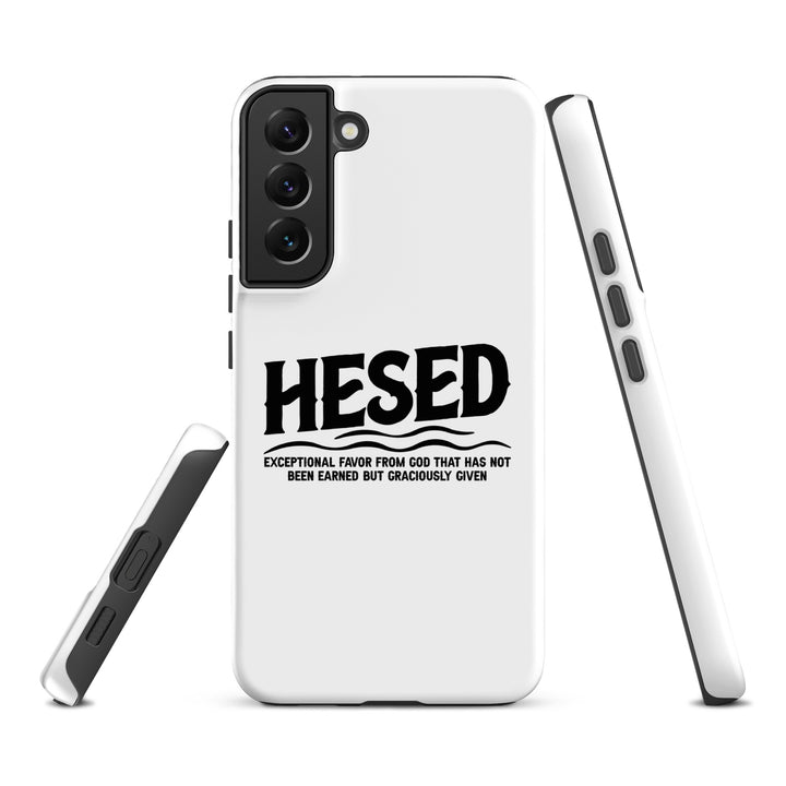 Christian Phone Case Hesed Exceptional Favor White for Samsung® Samsung® Phone Cases   