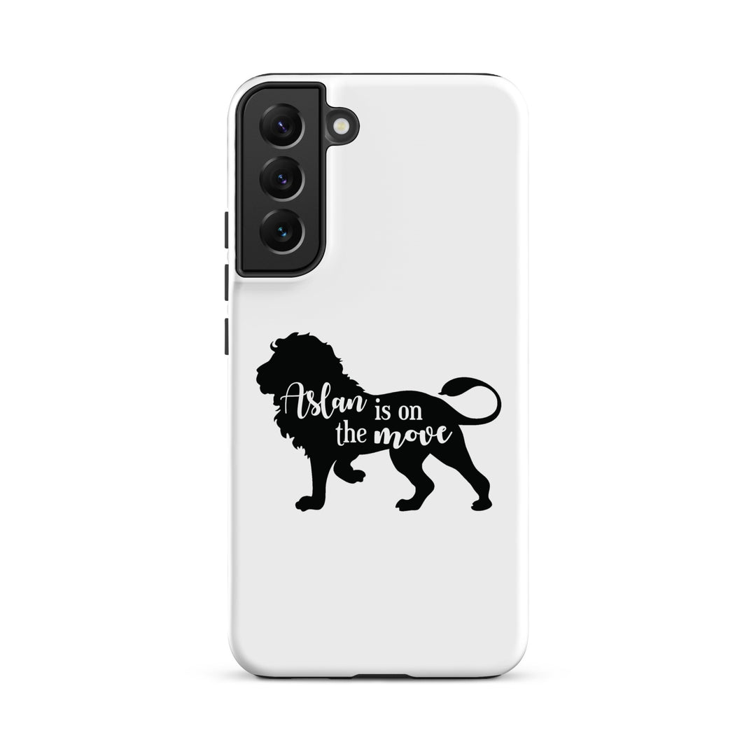 Christian Phone Case Aslan Is On The Move White for Samsung® Samsung® Phone Cases Matte Samsung Galaxy S22 Plus 