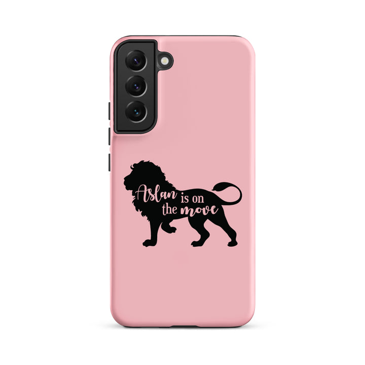 Christian Phone Case Aslan Is On The Move Pink for Samsung® Samsung® Phone Cases Matte Samsung Galaxy S22 Plus 