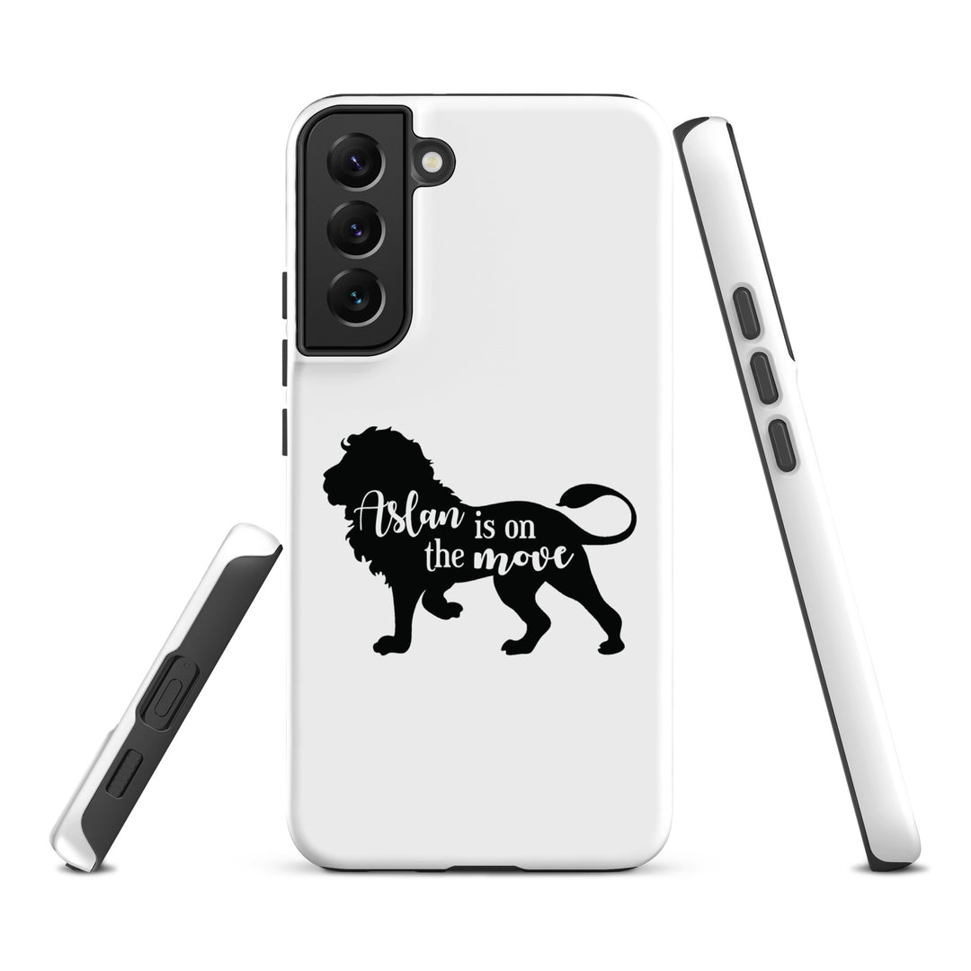 Christian Phone Case Aslan Is On The Move White for Samsung® Samsung® Phone Cases   