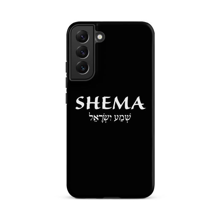 Christian Phone Case Shema Hebrew Black for Samsung® Samsung® Phone Cases Matte Samsung Galaxy S22 Plus 