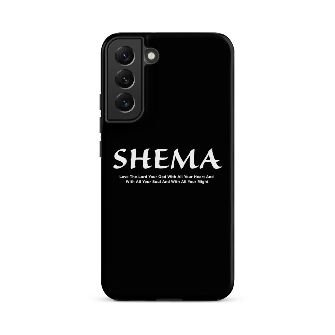 Christian Phone Case Shema Love The Lord Black for Samsung® Samsung® Phone Cases Matte Samsung Galaxy S22 Plus 