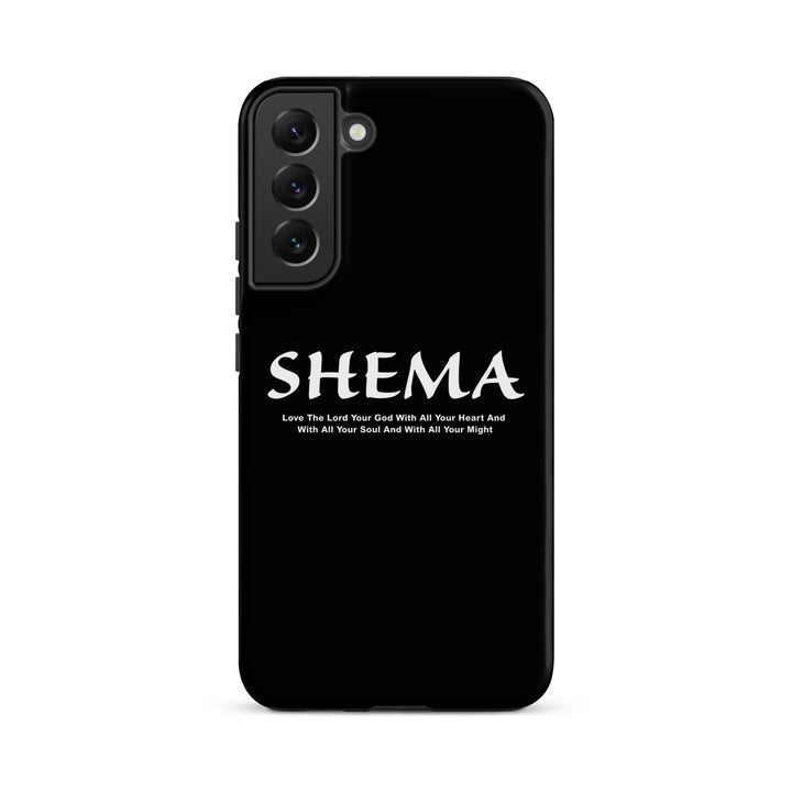 Christian Phone Case Shema Love The Lord Black for Samsung® Samsung® Phone Cases Matte Samsung Galaxy S22 Plus 