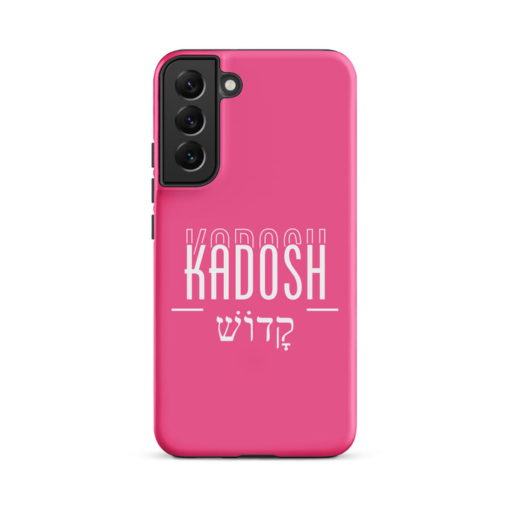 Christian Phone Case Kadosh Hebrew Pink for Samsung® Samsung® Phone Cases Matte Samsung Galaxy S22 Plus 