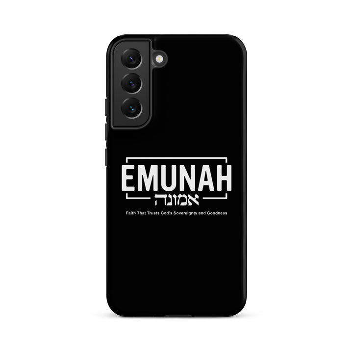 Christian Phone Case Emunah Faith That Trusts for Samsung® Samsung® Phone Cases Matte Samsung Galaxy S22 Plus 