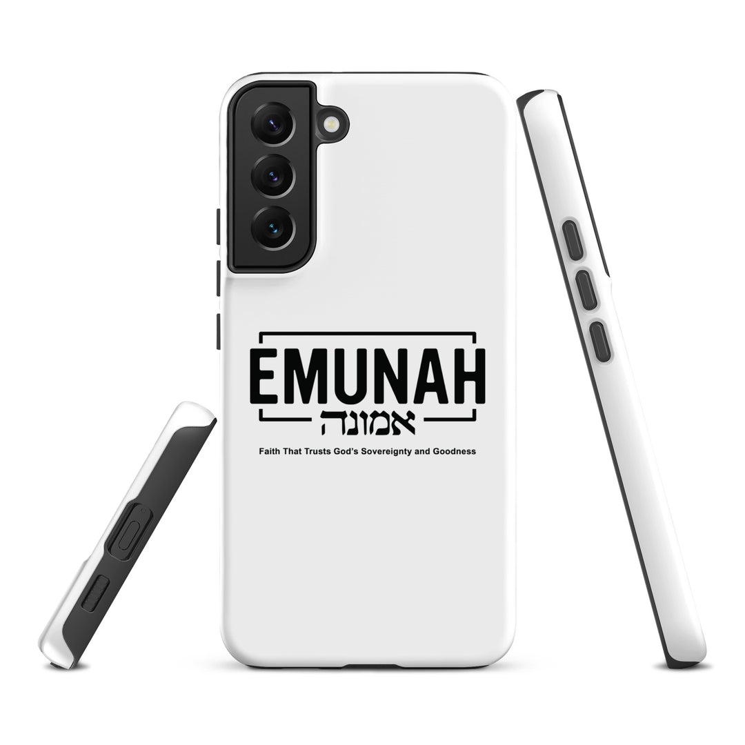 Christian Phone Case Emunah Faith That Trusts White for Samsung® Samsung® Phone Cases   