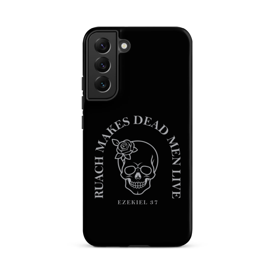 Christian Phone Case Ruach Makes Dead Men Live Black for Samsung® Samsung® Phone Cases Matte Samsung Galaxy S22 Plus 