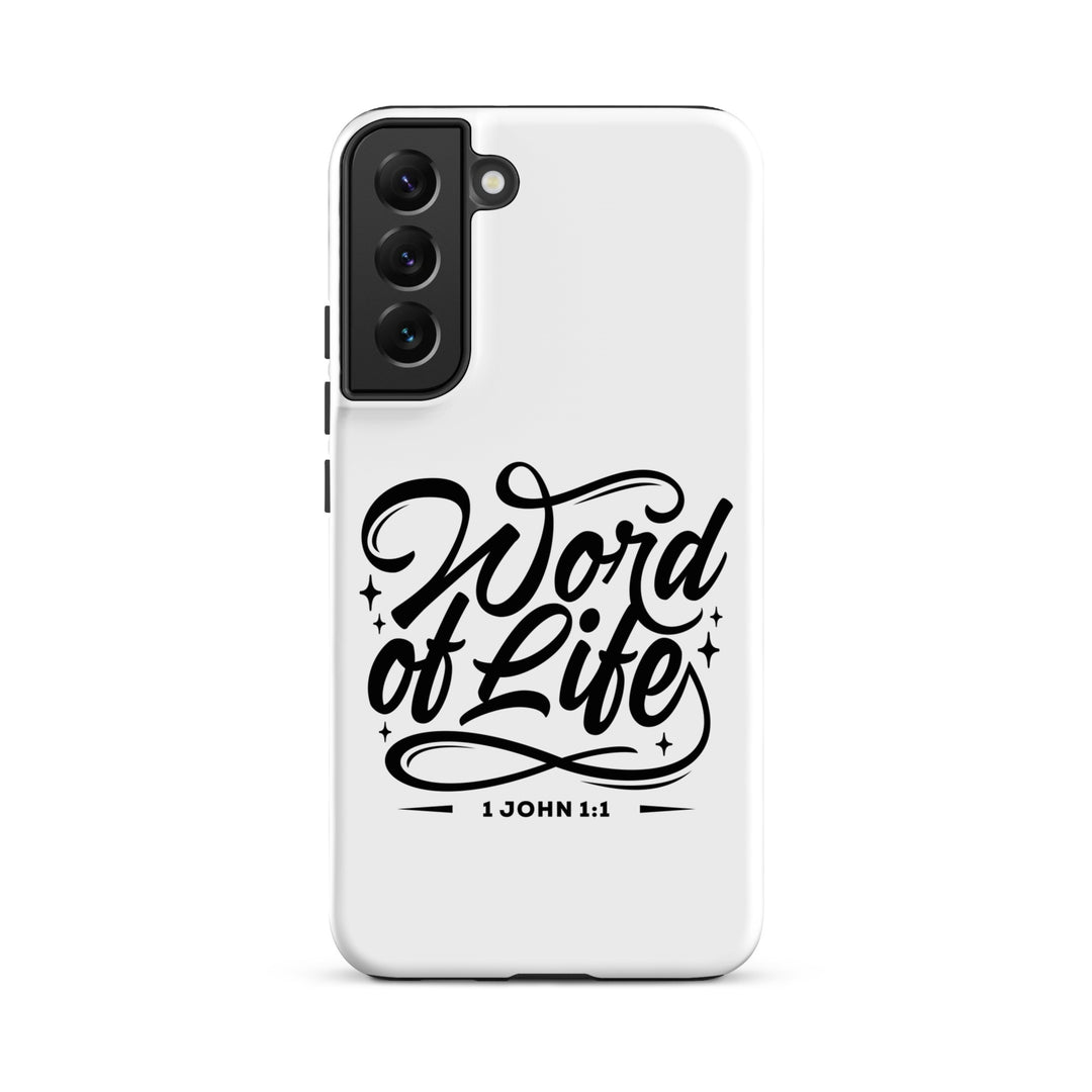 Christian Phone Case Word of Life White for Samsung® Samsung® Phone Cases Matte Samsung Galaxy S22 Plus 