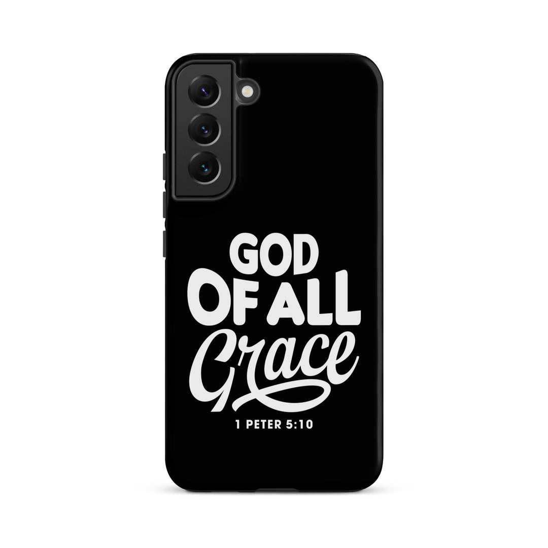 Christian Phone Case God of All Grace Black for Samsung® Samsung® Phone Cases Matte Samsung Galaxy S22 Plus 