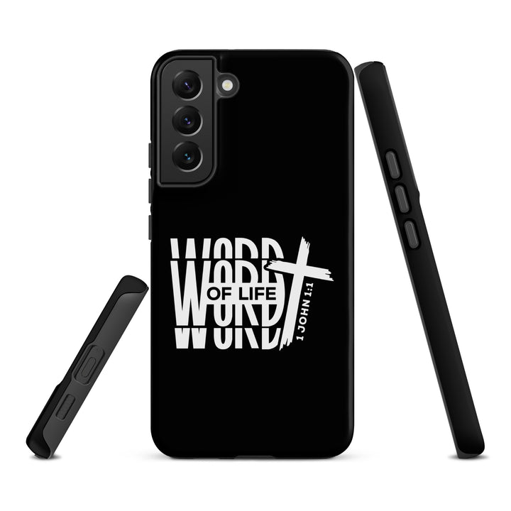 Christian Phone Case Word of Life Cross Black for Samsung® Samsung® Phone Cases   