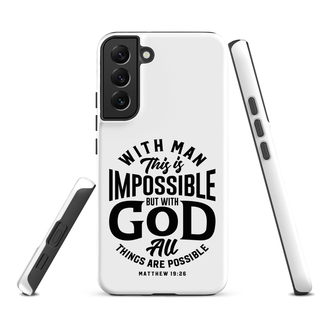 Christian Phone Case All Things Possible White for Samsung® Samsung® Phone Cases   