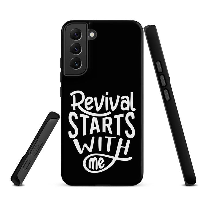 Christian Phone Case Revival Starts With Me Black for Samsung® Samsung® Phone Cases   