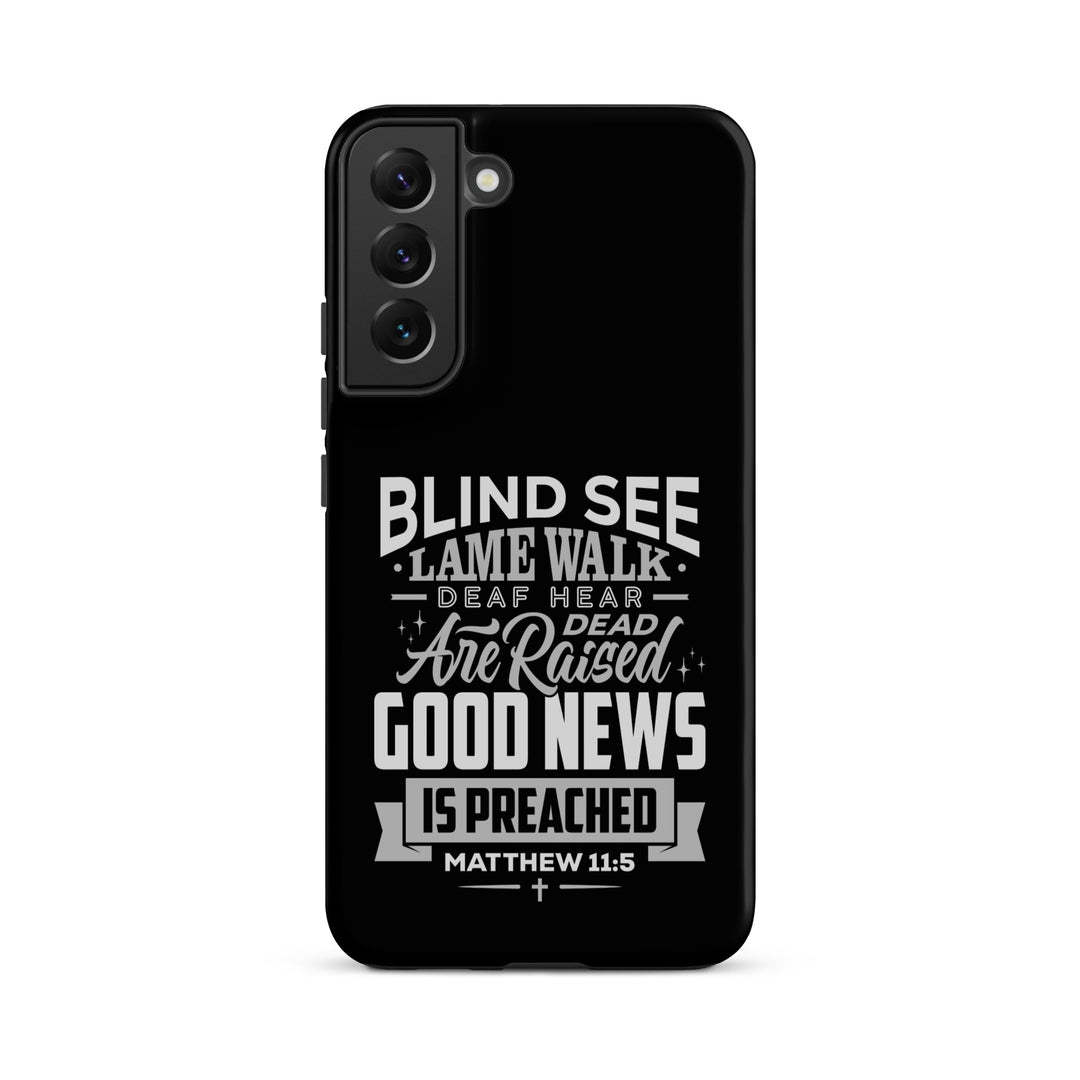 Christian Phone Case Go and Tell John Black for Samsung® Samsung® Phone Cases Matte Samsung Galaxy S22 Plus 