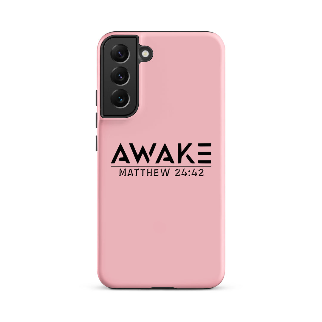 Christian Phone Case Awake  Pink for Samsung® Samsung® Phone Cases Matte Samsung Galaxy S22 Plus 