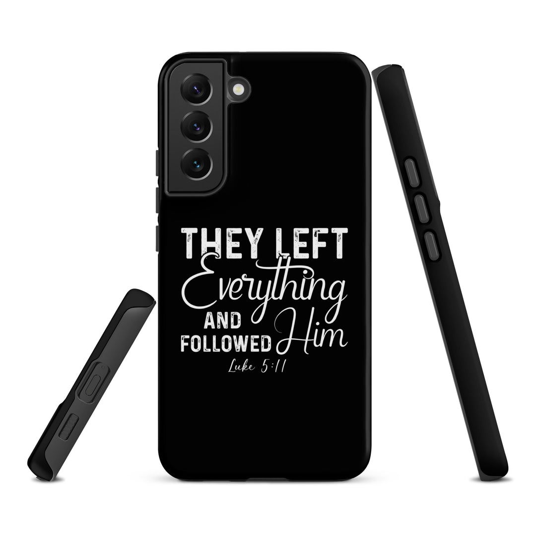 Christian Phone Case Left Everything Black for Samsung® Samsung® Phone Cases   