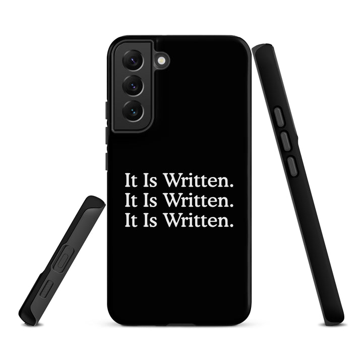 Christian Phone Case It Is Written Black for Samsung® Samsung® Phone Cases   