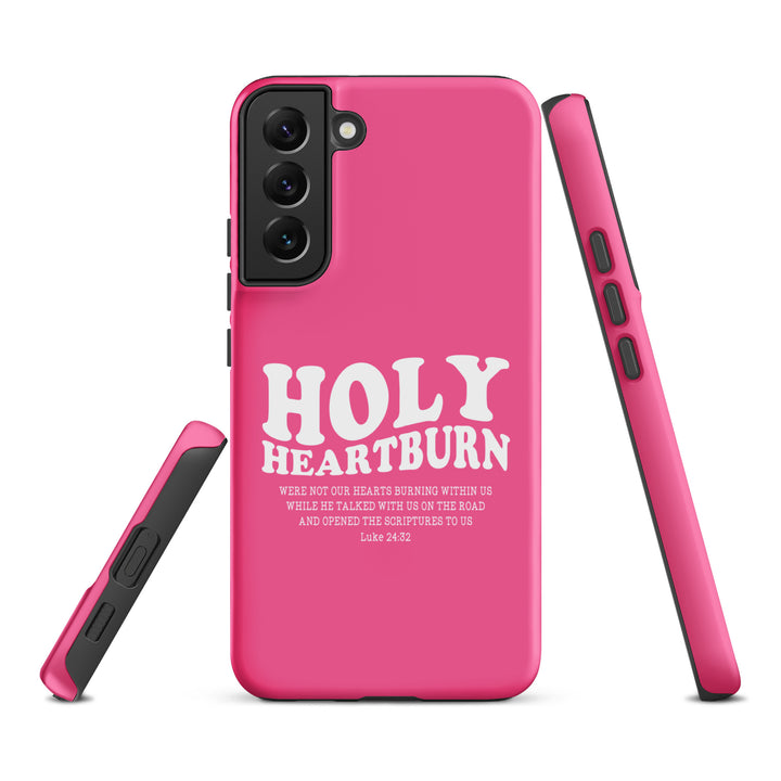 Christian Phone Case Holy Heartburn Pink for Samsung® Samsung® Phone Cases   