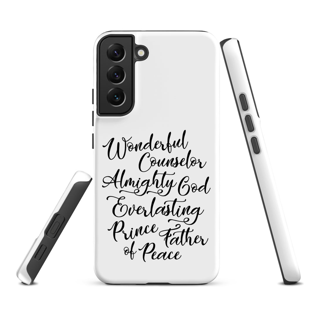 Christian Phone Case Wonderful Counselor White for Samsung® Samsung® Phone Cases   