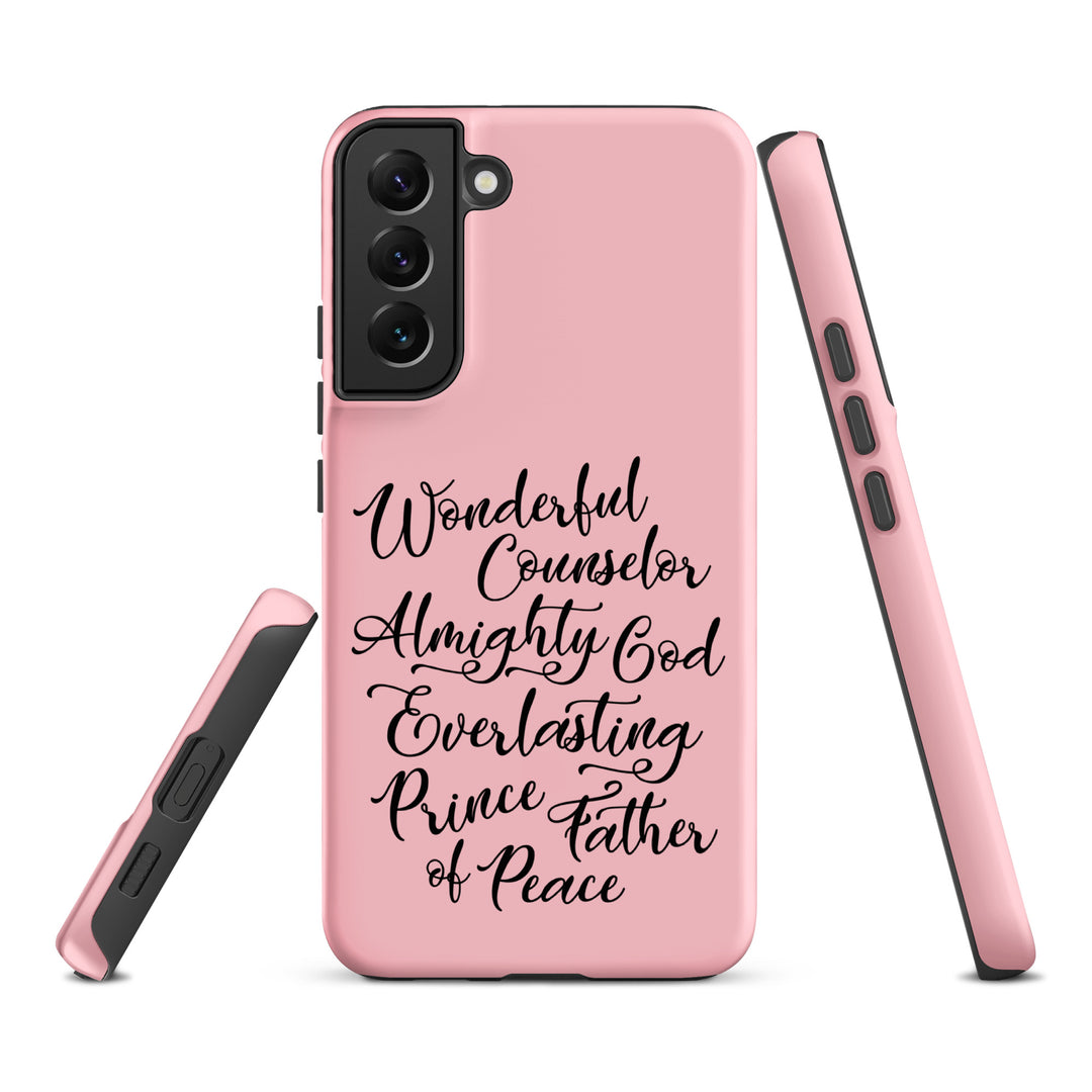 Christian Phone Case Wonderful Counselor Pink for Samsung® Samsung® Phone Cases   