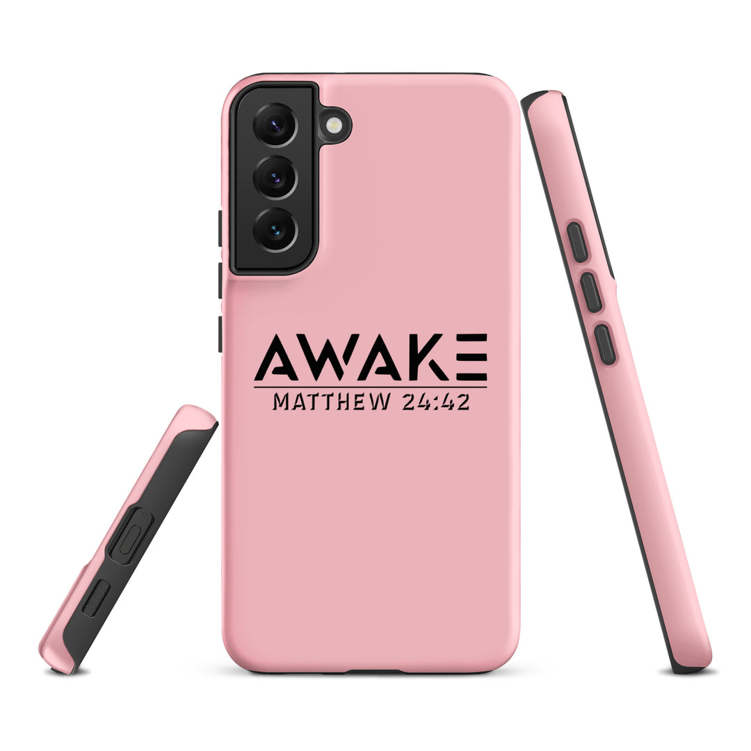 Christian Phone Case Awake  Pink for Samsung® Samsung® Phone Cases   