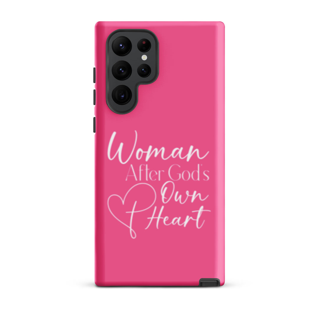 Christian Phone Case Woman After God's Heart for Samsung® Samsung® Phone Cases Matte Samsung Galaxy S22 Ultra 