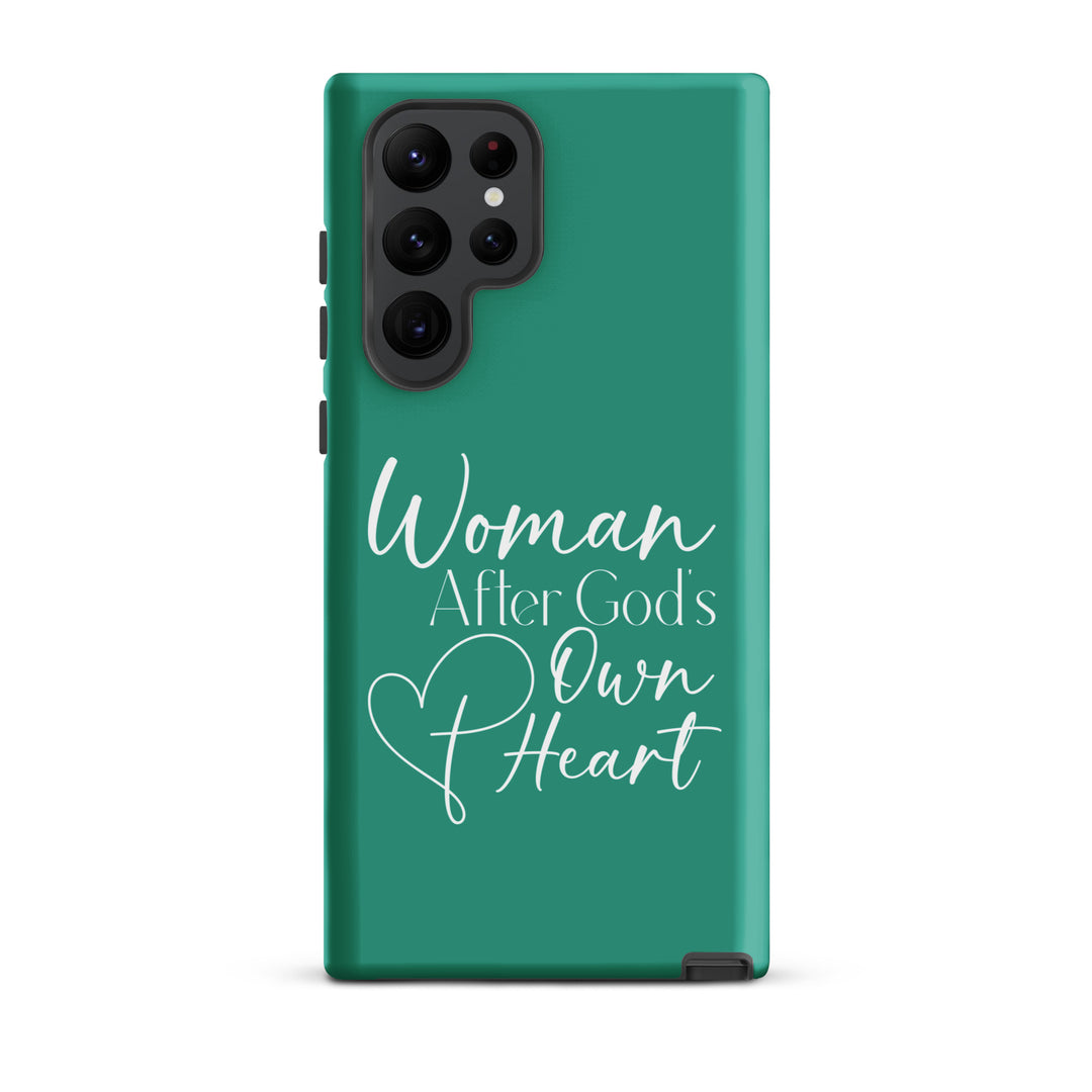 Christian Phone Case Woman After God's Heart for Samsung® Samsung® Phone Cases Matte Samsung Galaxy S22 Ultra 