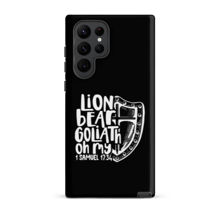 Christian Phone Case Lion Bear Goliath Oh My for Samsung® Samsung® Phone Cases Matte Samsung Galaxy S22 Ultra 