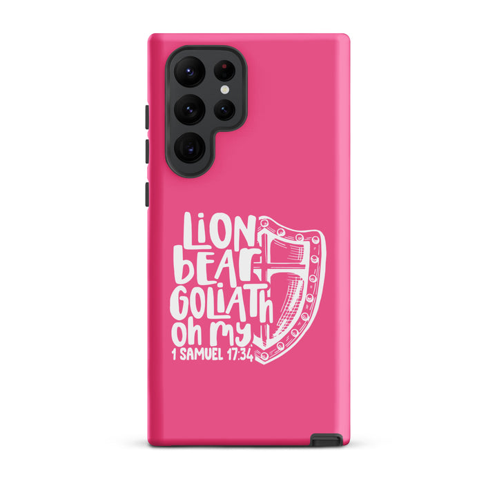 Christian Phone Case Lion Bear Goliath Oh My for Samsung® Samsung® Phone Cases Matte Samsung Galaxy S22 Ultra 