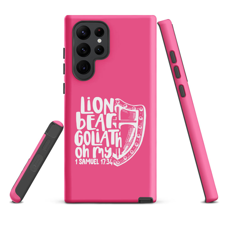 Christian Phone Case Lion Bear Goliath Oh My for Samsung® Samsung® Phone Cases   