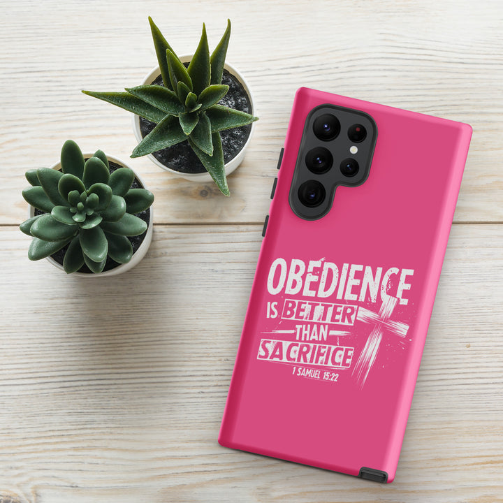 Christian Phone Case Obedience Is Better for Samsung® Samsung® Phone Cases   