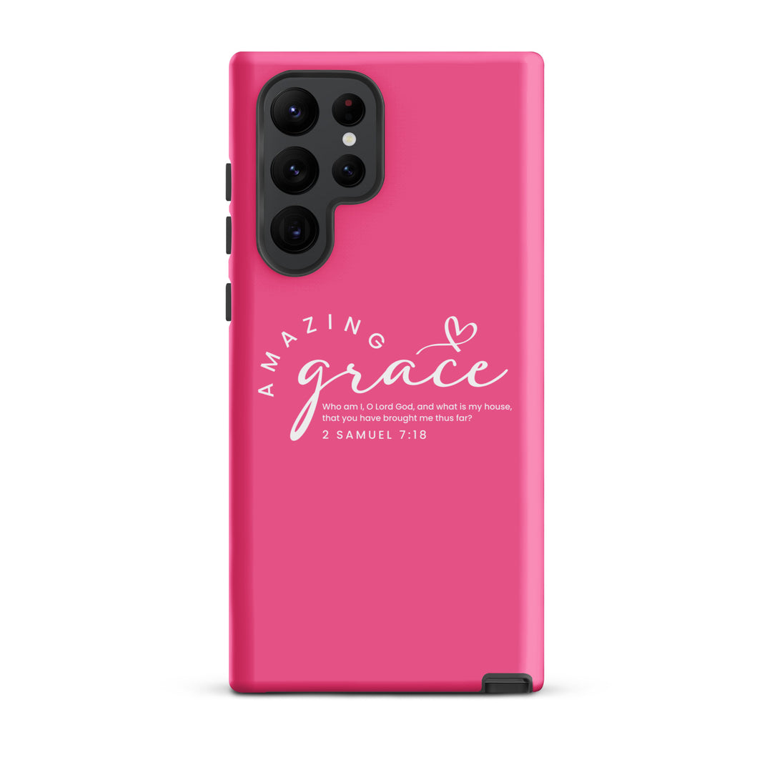 Christian Phone Case Amazing Grace Pink for Samsung® Samsung® Phone Cases Matte Samsung Galaxy S22 Ultra 