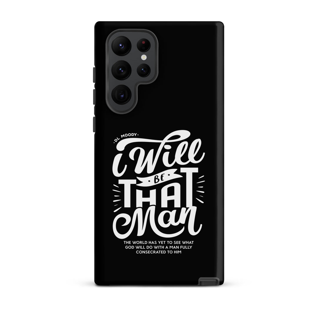 Christian Phone Case I Will Be That Man for Samsung® Samsung® Phone Cases Matte Samsung Galaxy S22 Ultra 