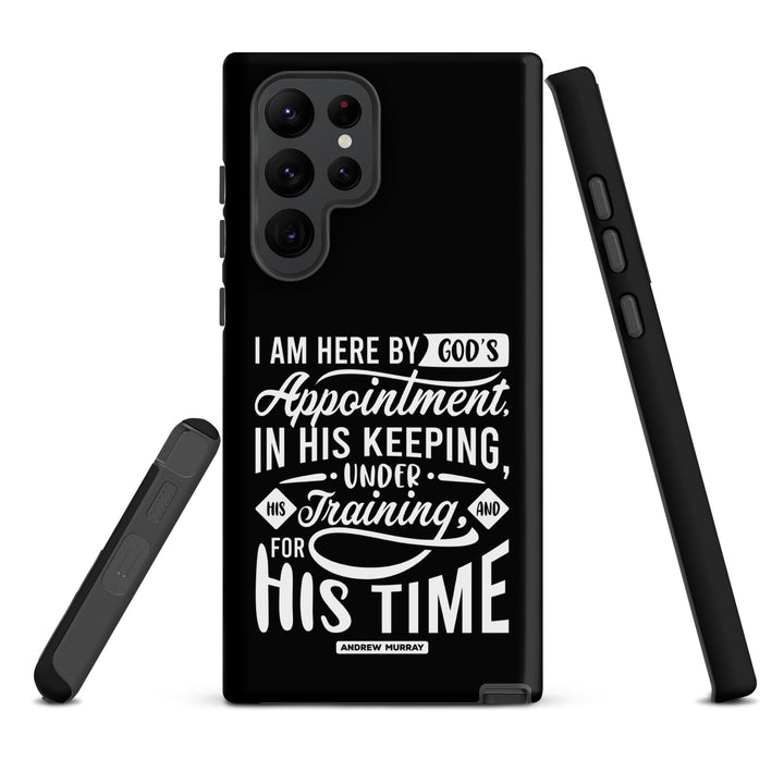 Christian Phone Case His Time Black for Samsung® Samsung® Phone Cases   