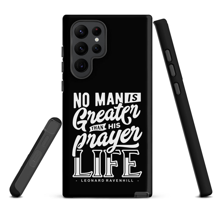 Christian Phone Case Prayer Life Black for Samsung® Samsung® Phone Cases   