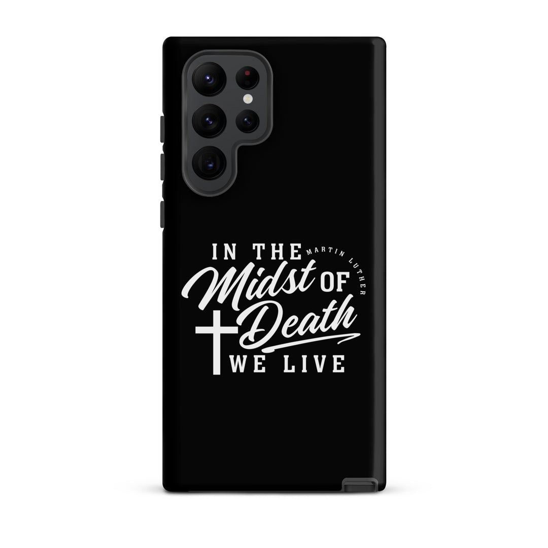 Christian Phone Case Midst of Death Black for Samsung® Samsung® Phone Cases Matte Samsung Galaxy S22 Ultra 