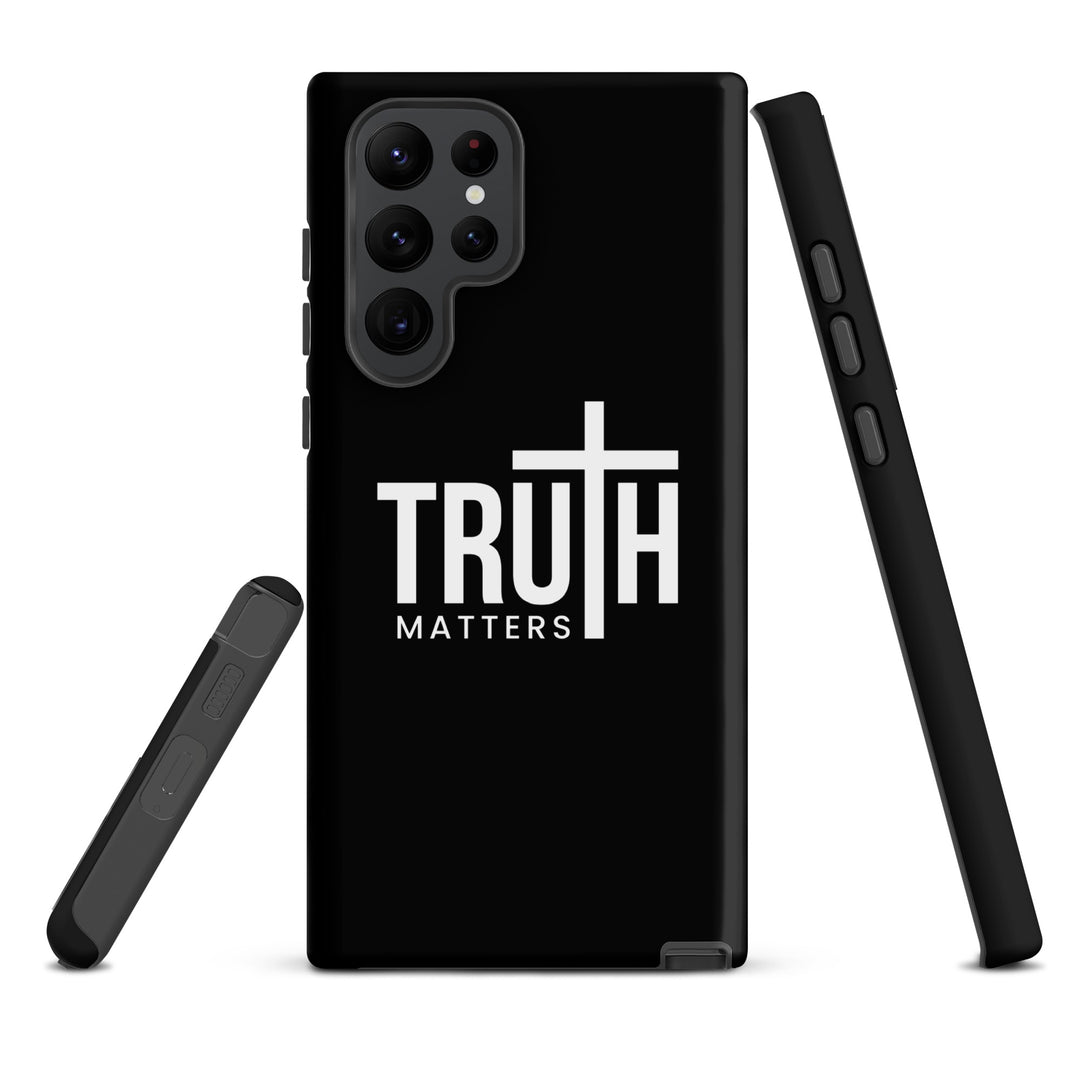 Christian Phone Case Truth Matters Black for Samsung® Samsung® Phone Cases   