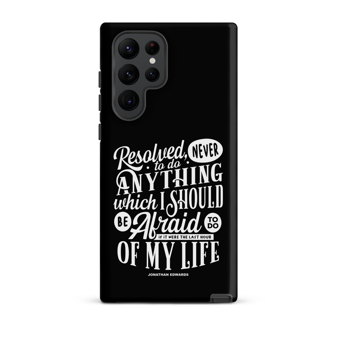 Christian Phone Case Last Hour Black for Samsung® Samsung® Phone Cases Matte Samsung Galaxy S22 Ultra 