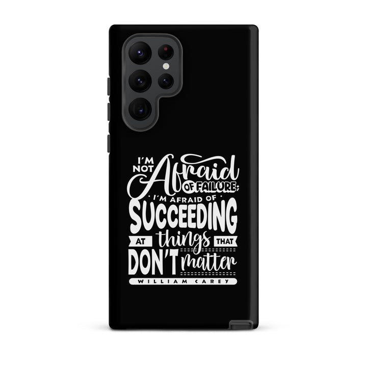 Christian Phone Case Things That Matter Black for Samsung® Samsung® Phone Cases Matte Samsung Galaxy S22 Ultra 