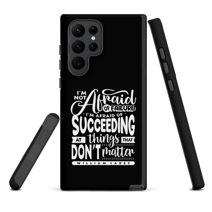 Christian Phone Case Things That Matter Black for Samsung® Samsung® Phone Cases   