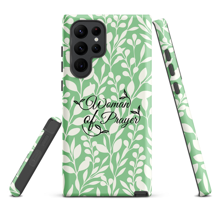 Christian Phone Case Woman of Prayer Green for Samsung® Samsung® Phone Cases   