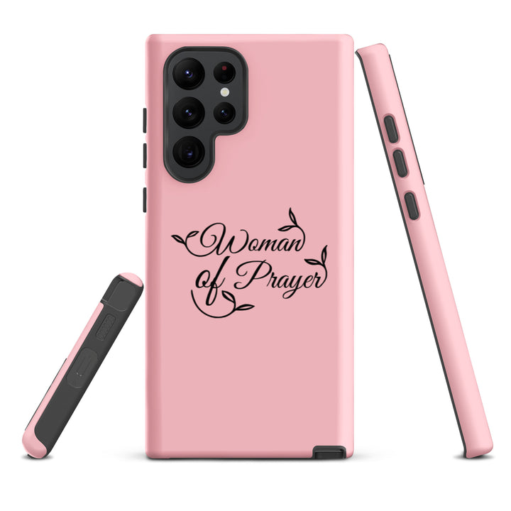 Christian Phone Case Woman of Prayer Pink for Samsung® Samsung® Phone Cases   