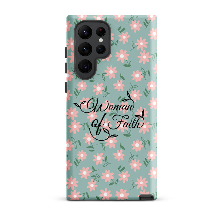 Christian Phone Case Woman of Faith Daisy for Samsung® Samsung® Phone Cases Matte Samsung Galaxy S22 Ultra 