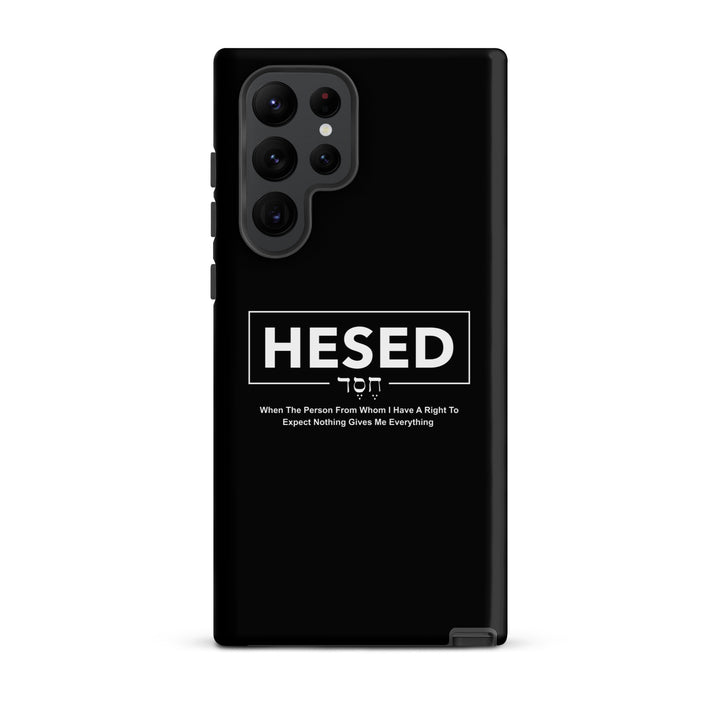 Christian Phone Case Hesed Everything Black for Samsung® Samsung® Phone Cases   