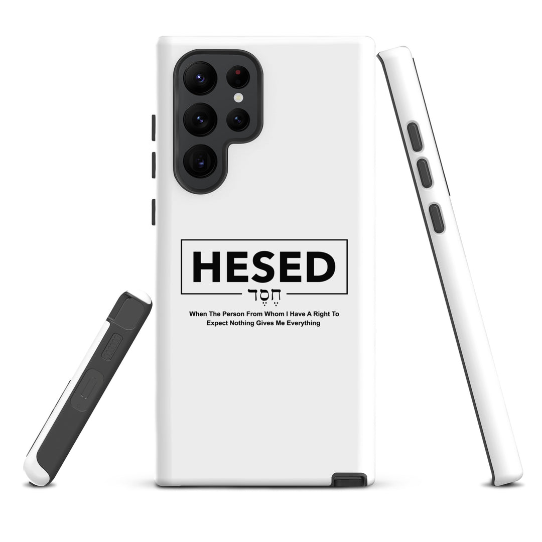 Christian Phone Case Hesed Everything White for Samsung® Samsung® Phone Cases   