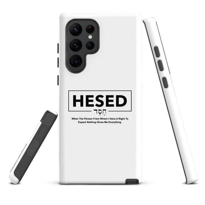 Christian Phone Case Hesed Everything White for Samsung® Samsung® Phone Cases   