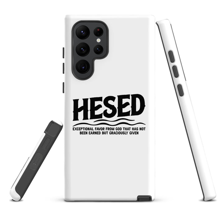 Christian Phone Case Hesed Exceptional Favor White for Samsung® Samsung® Phone Cases   